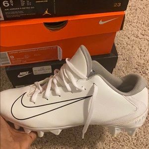 Football Nike vapor cleats size 9